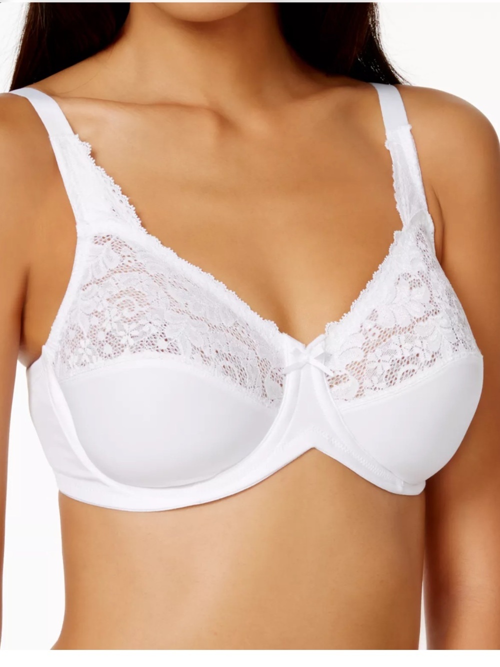 Lilyette by Bali white Minimizer Underwire bra Size 40DD / 40E New with tag